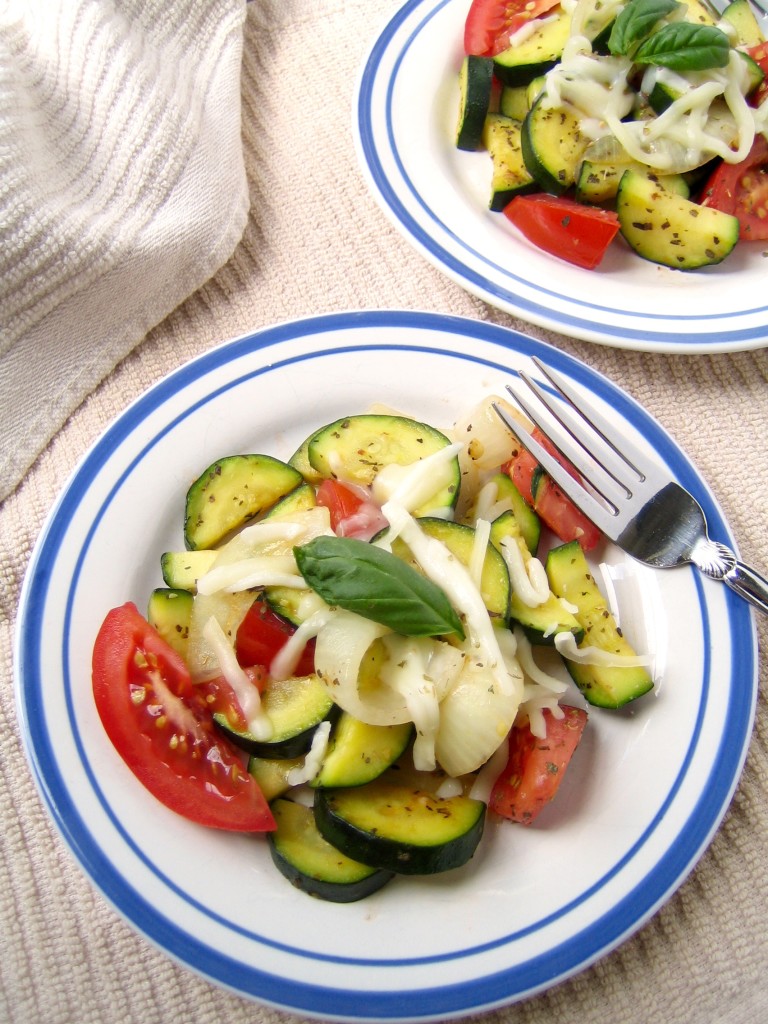 zucchini mozarella saute recipe