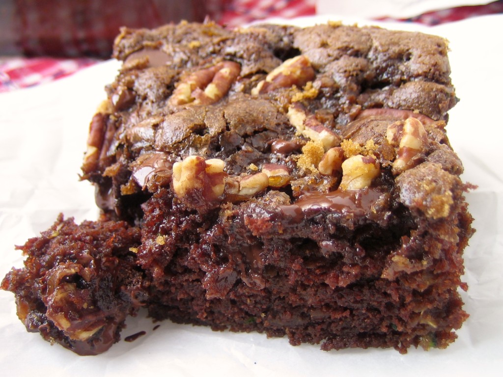 Chocolate Zucchini Cake with Brown Sugar Streusel