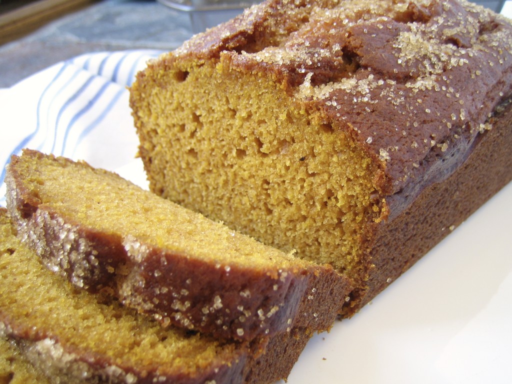simple pumpkin loaf bread cake