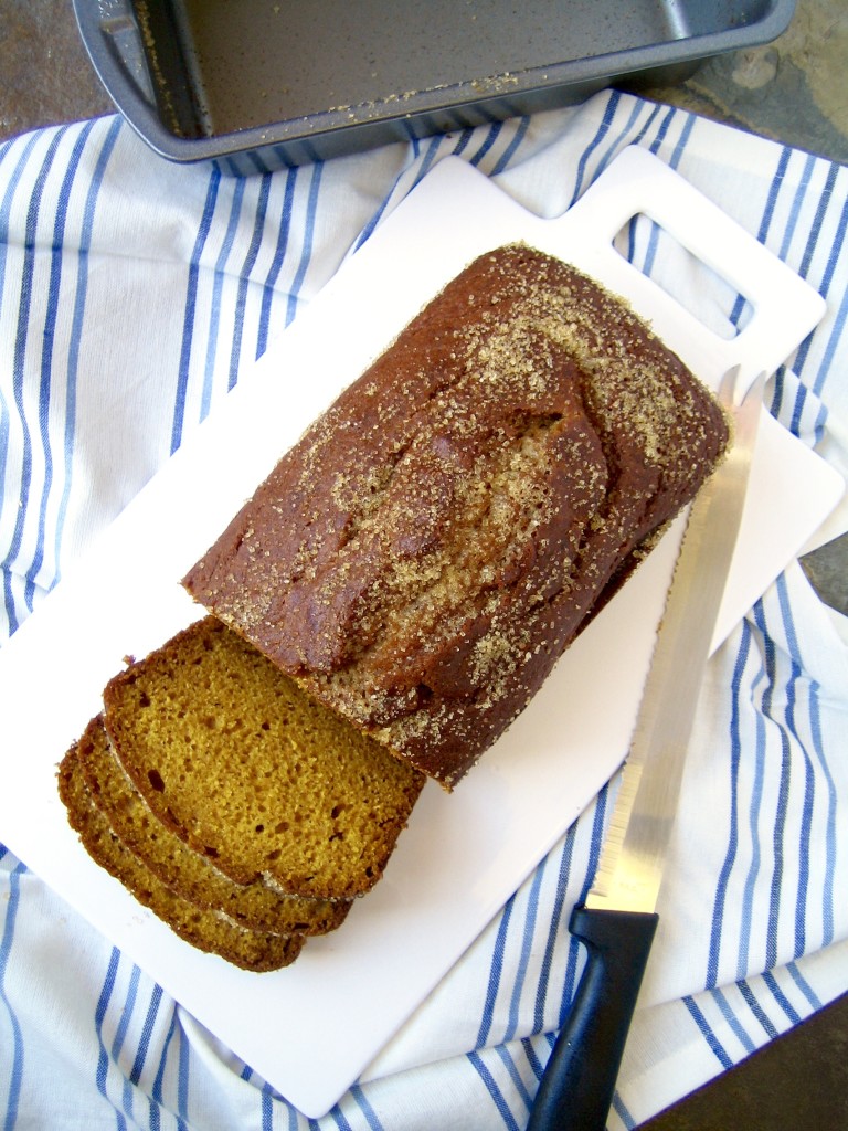 simple pumpkin loaf bread cake