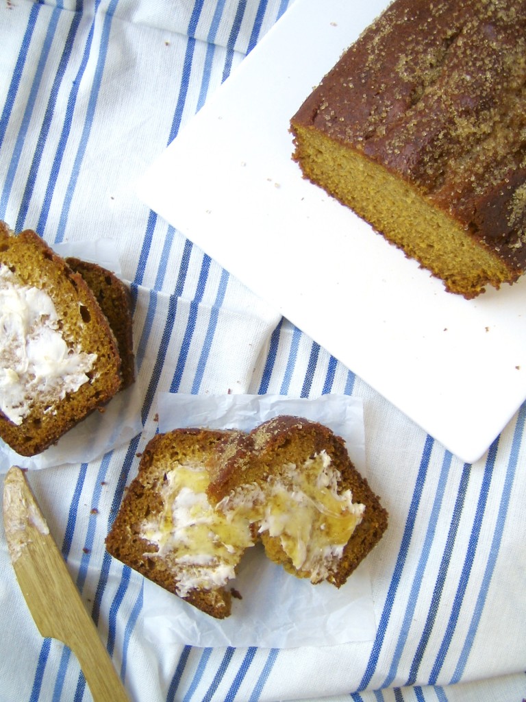 simple pumpkin loaf bread cake