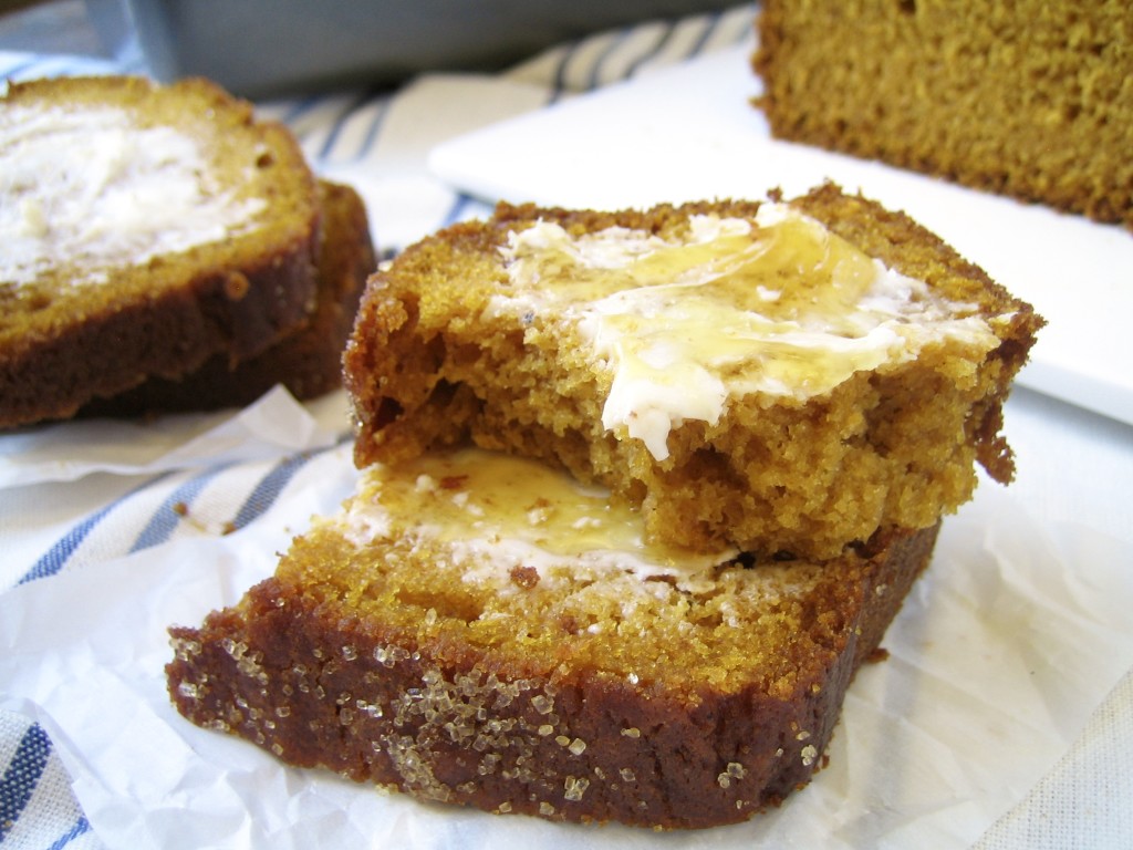 simple pumpkin loaf bread cake