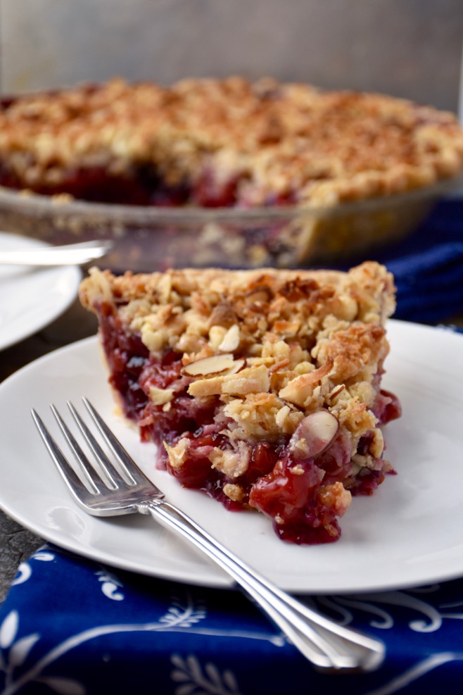 Double Cherry Crunch Pie Recipe