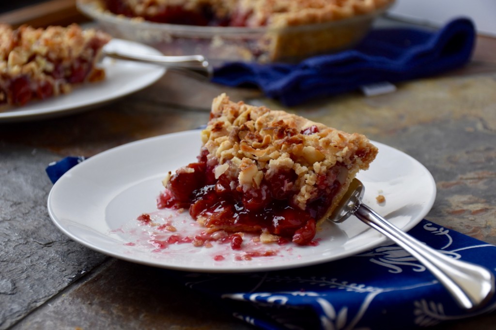 Double Cherry Crunch Pie Recipe