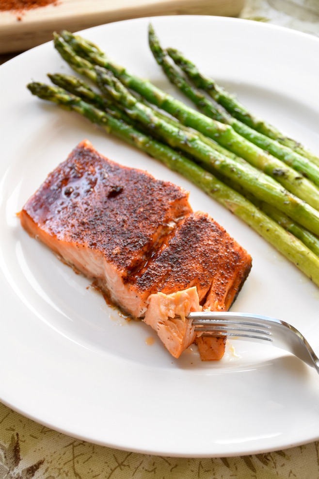 Maple Glazed Chili Salmon