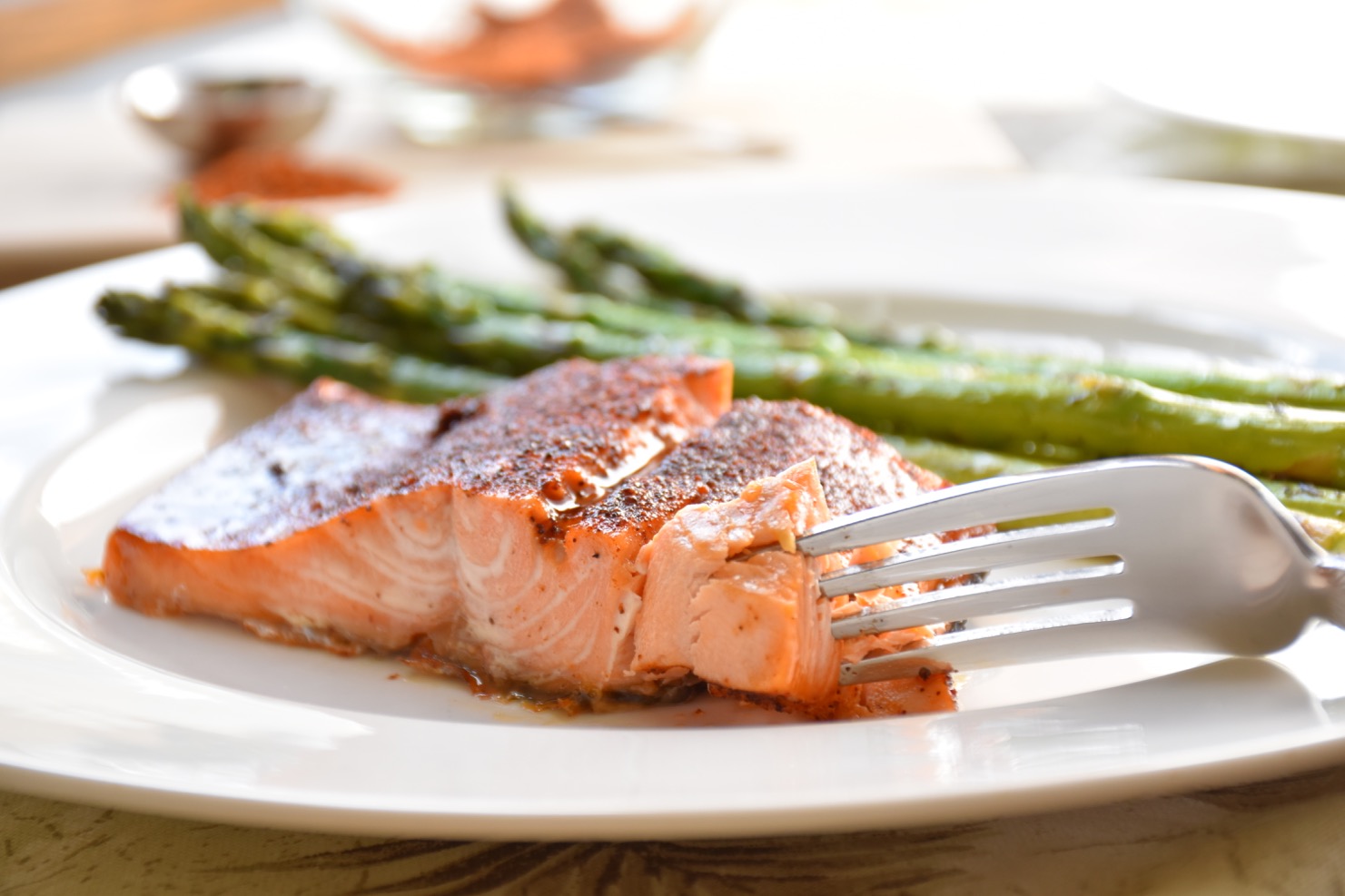 Maple Glazed Chili Salmon