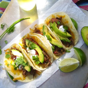 Crock Pot Beef Carnitas Tacos