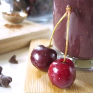 Healthy Chocolate Covered Cherry Smoothie