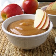 Easy Autumn Spiced Applesauce {Crock Pot and No Sugar Added!)