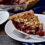 Double Cherry Crunch Pie